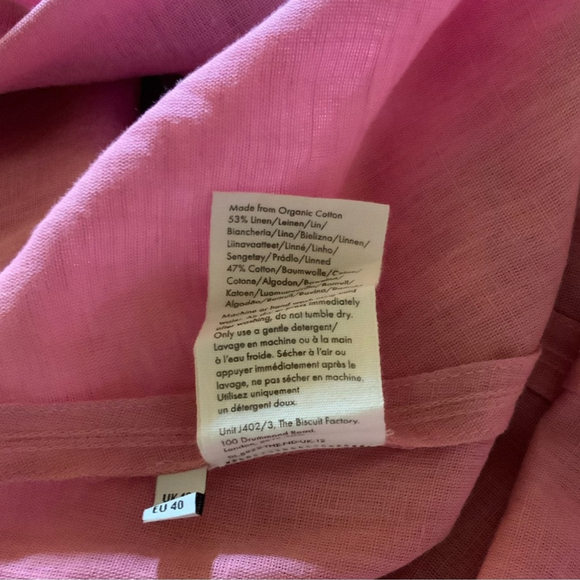 DORA LARSEN NWT
Thea Ruffled Linen And Organic Cotton-Blend
Nightdress in Sz 8 - Picture 9 of 9